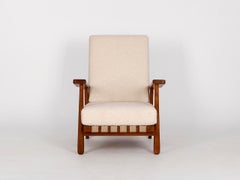 Rare Boucle Easy Chair by Jan Vanek for Krásná Jizba, 1950s