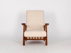 Rare Boucle Easy Chair by Jan Vanek for Krásná Jizba, 1950s
