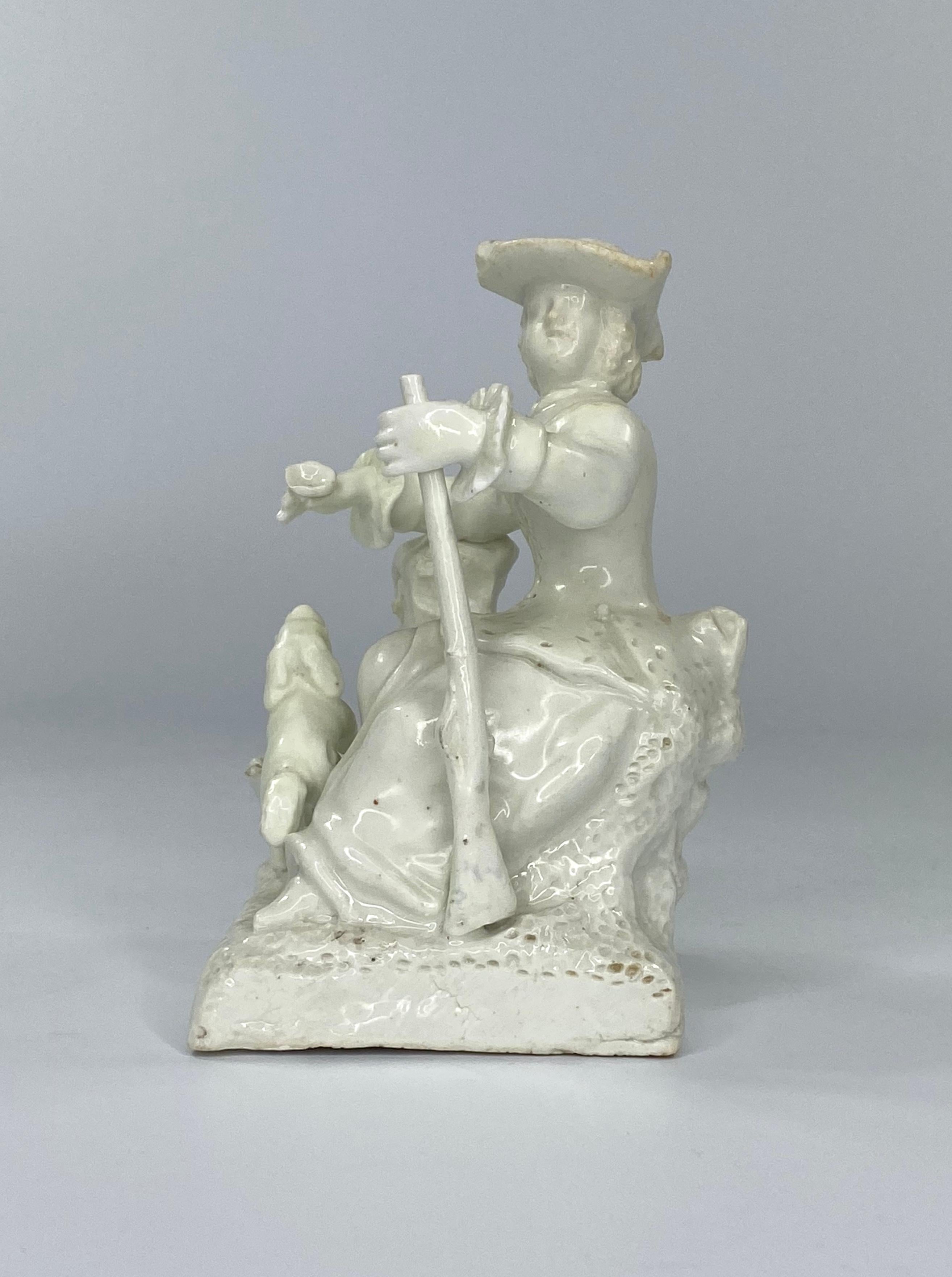 Rare Bow Porcelain Huntress, C. 1750 6