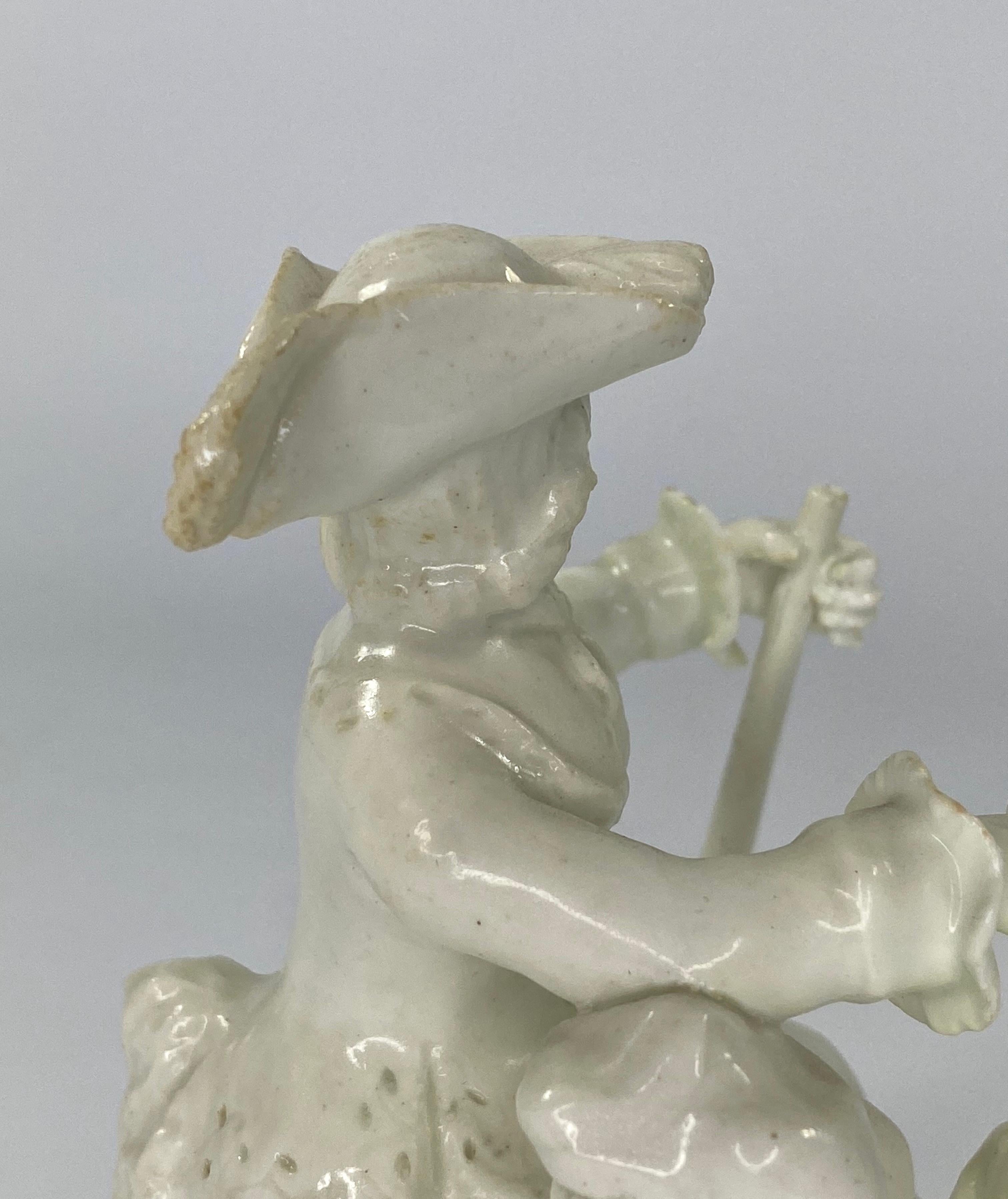 Rare Bow Porcelain Huntress, C. 1750 8