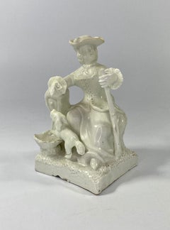 Rare Bow Porcelain Huntress, C. 1750
