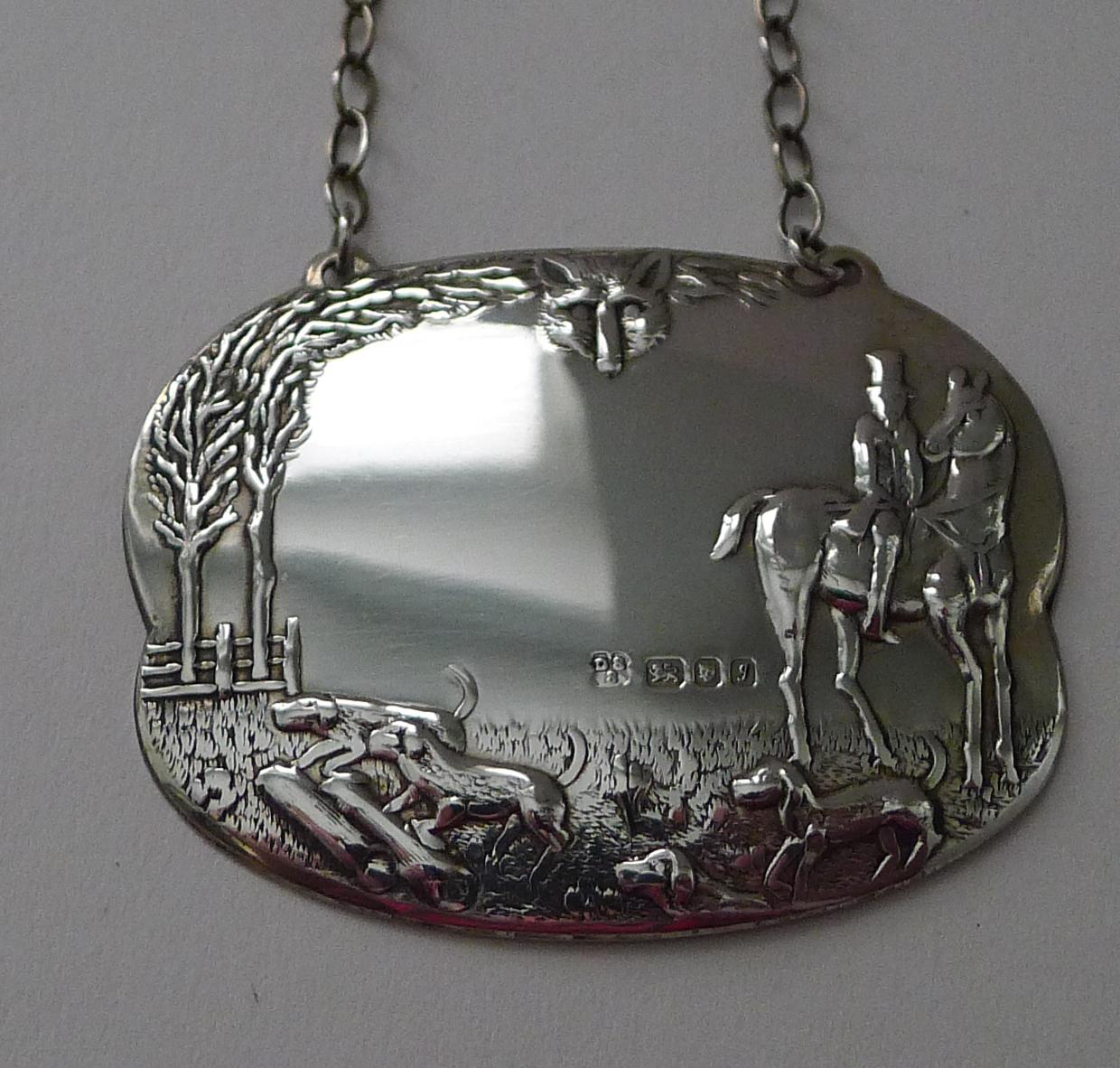 Britannico Raro set in scatola di etichette per decanter da caccia, tiro e pesca - 1983 in vendita