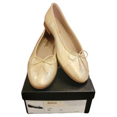 Chanel Ballerina Shoes - 25 For Sale on 1stDibs  chanel ballerinas price, chanel  flat shoes, chanel ballerina flats