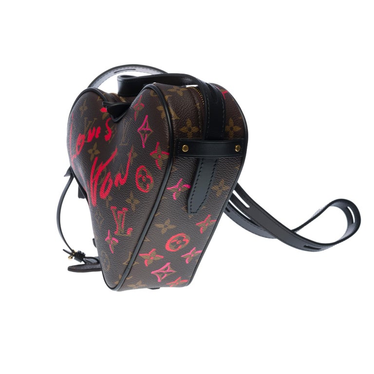 Black Rare & Brand New Louis Vuitton Fall in Love Heart Crossbody Monogram Coeur bag For Sale