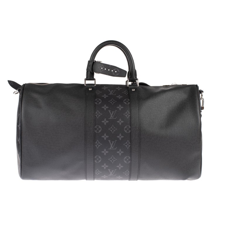 Rare brand new Louis Vuitton Keepall 50 Taigarama travel bag with strap ! For Sale at 1stdibs