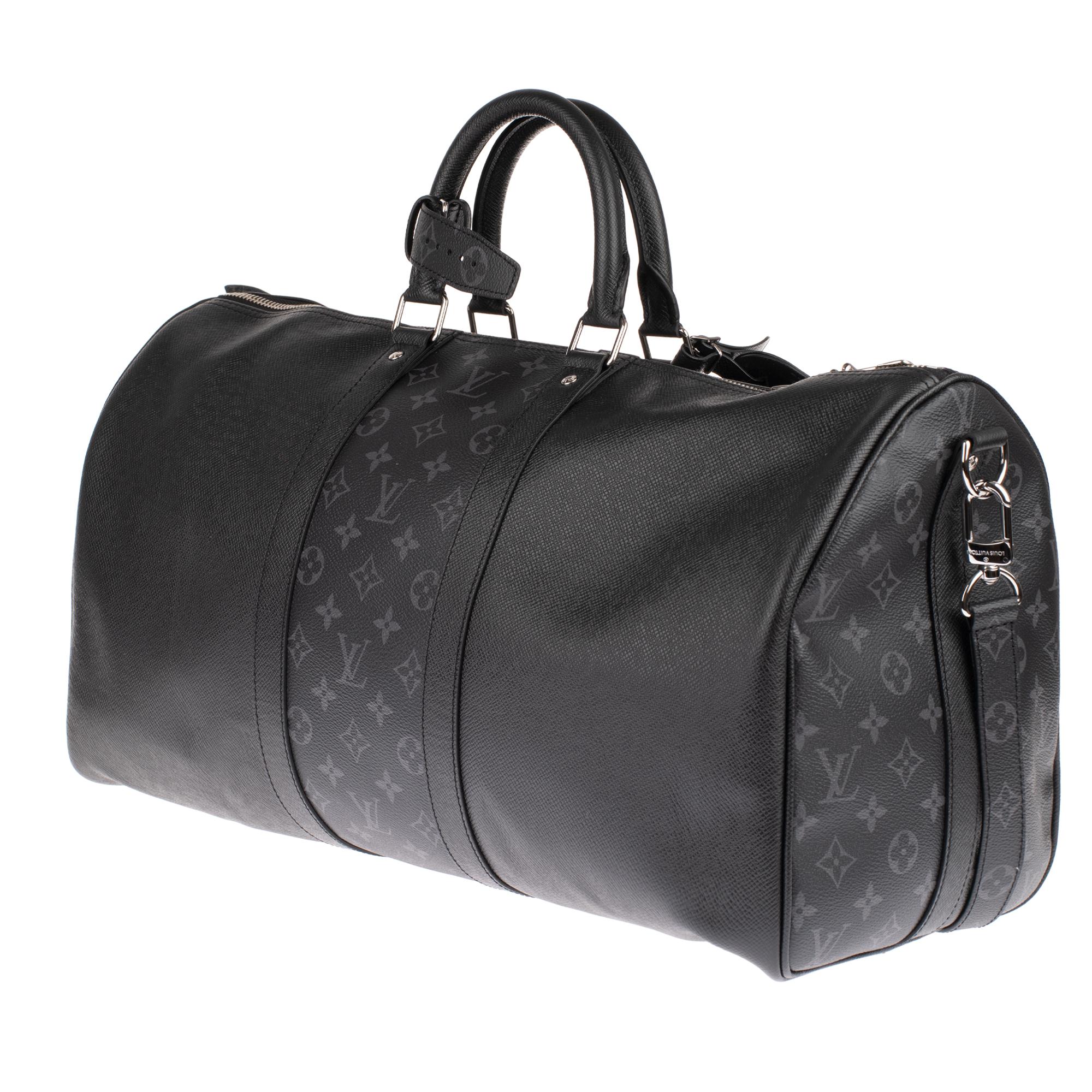 Rare brand new Louis Vuitton Keepall 50 Taigarama travel bag with strap ! In New Condition In Paris, IDF