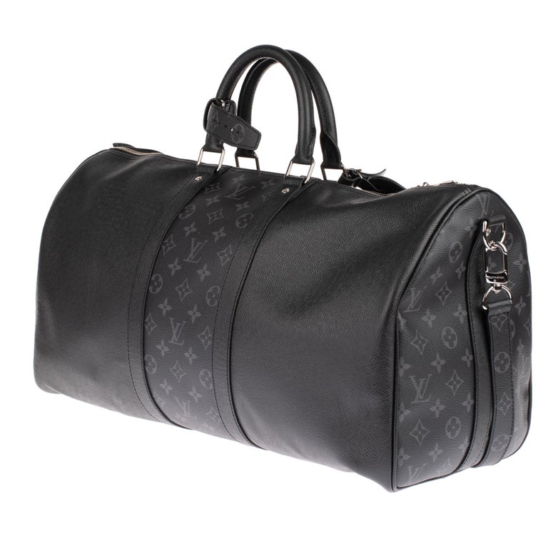 Rare brand new Louis Vuitton Keepall 50 Taigarama travel bag with strap ! For Sale at 1stdibs