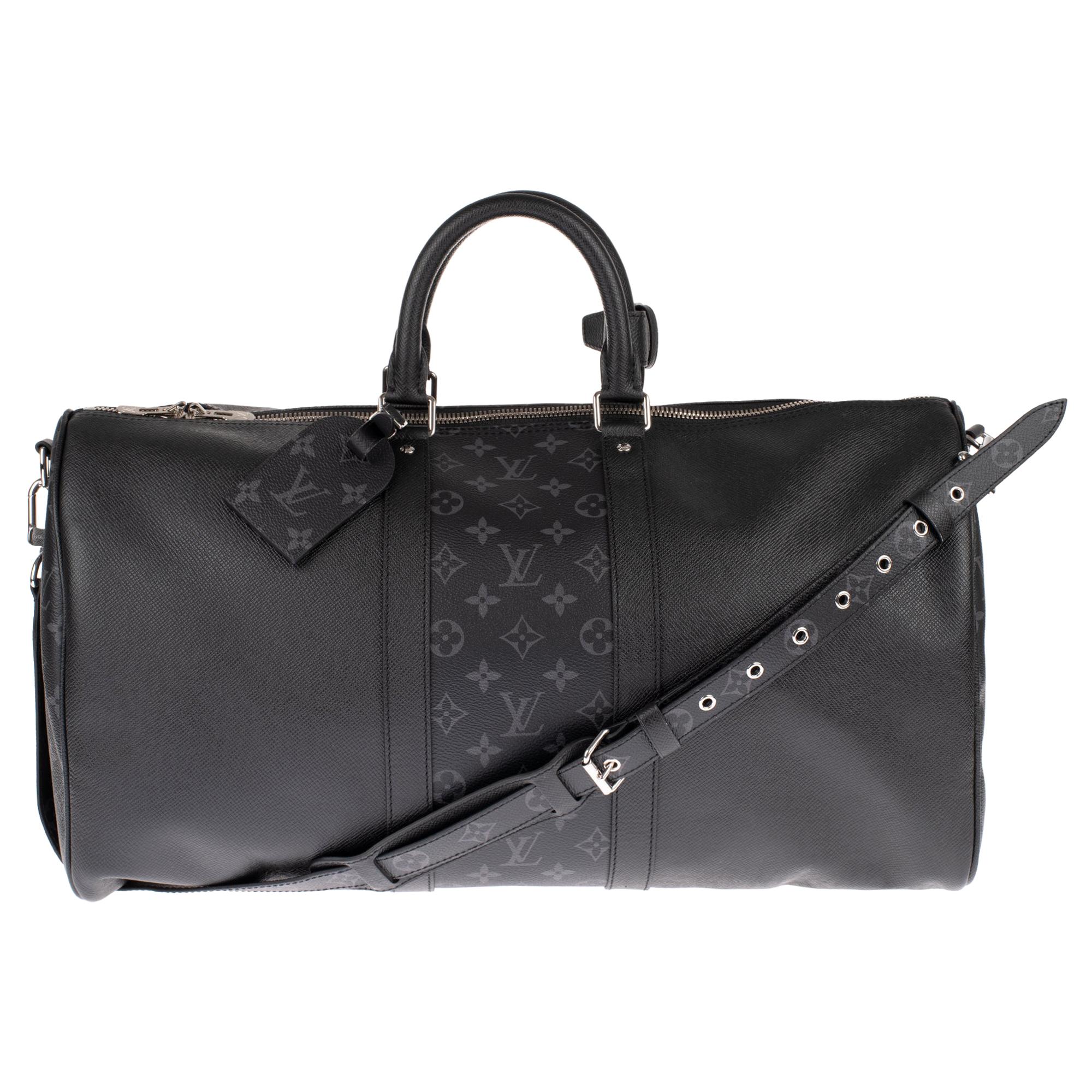 Rare brand new Louis Vuitton Keepall 50 Taigarama travel bag with strap !