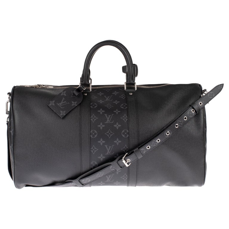 Rare brand new Louis Vuitton Keepall 50 Taigarama travel bag with strap ! For Sale at 1stdibs