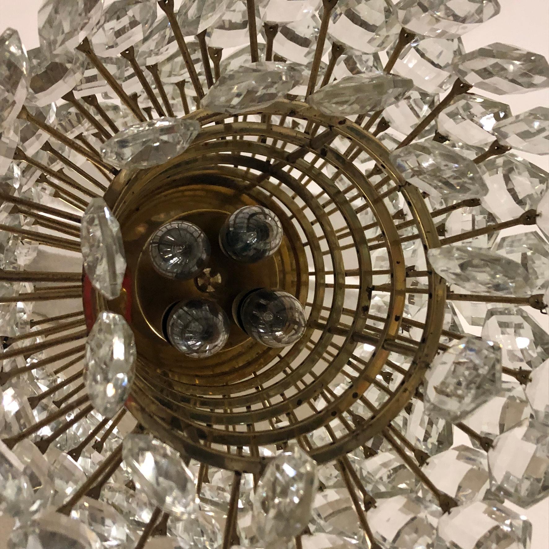 Bakalowits Glass Pendant Chandelier, circa 1960s 4