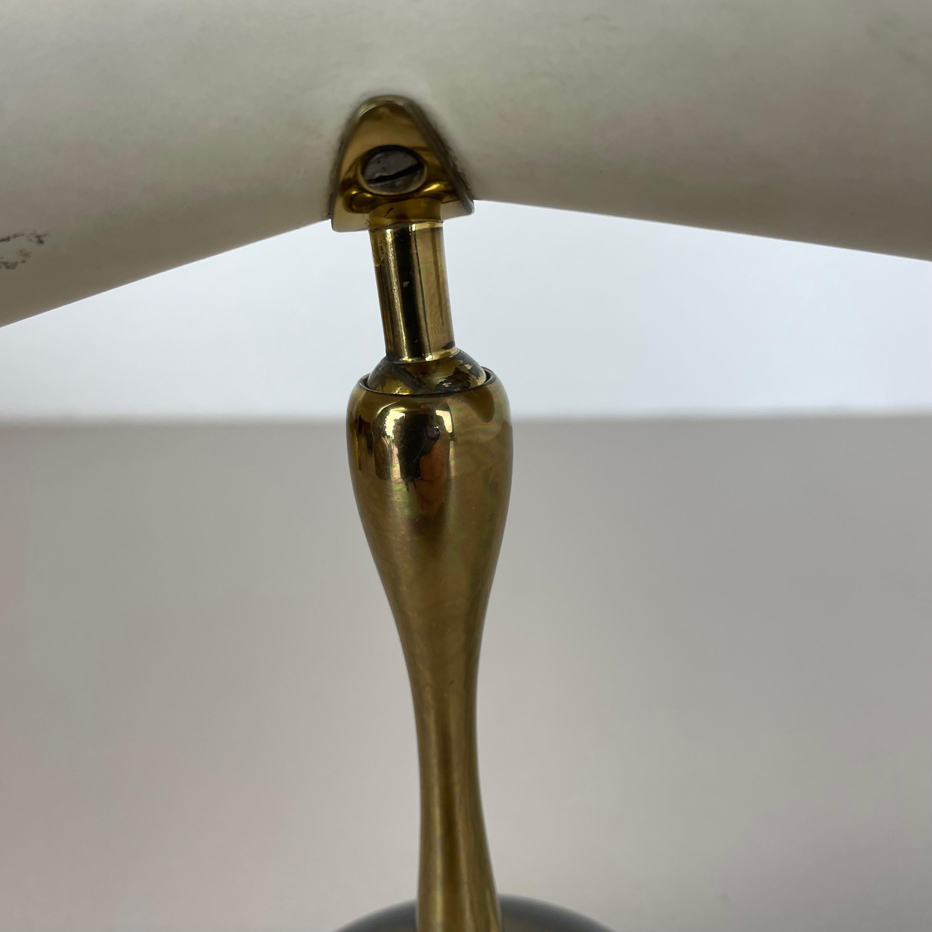 rare Brass and metal DIABOLO Stilnovo Style Theatre Wall Light, Italy 1950s For Sale 5