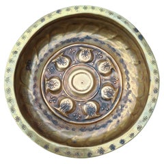 Antique Rare Brass Baptismal Font, Nuremberg, 16th Century