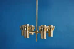 Rare Brass Celling Candle Lamp Hans Agne Jakobsson, Sweden