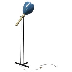 Rare Brass Floor Lamp Arredoluce Angelo Lelii Model 12627, Italian, 1950s