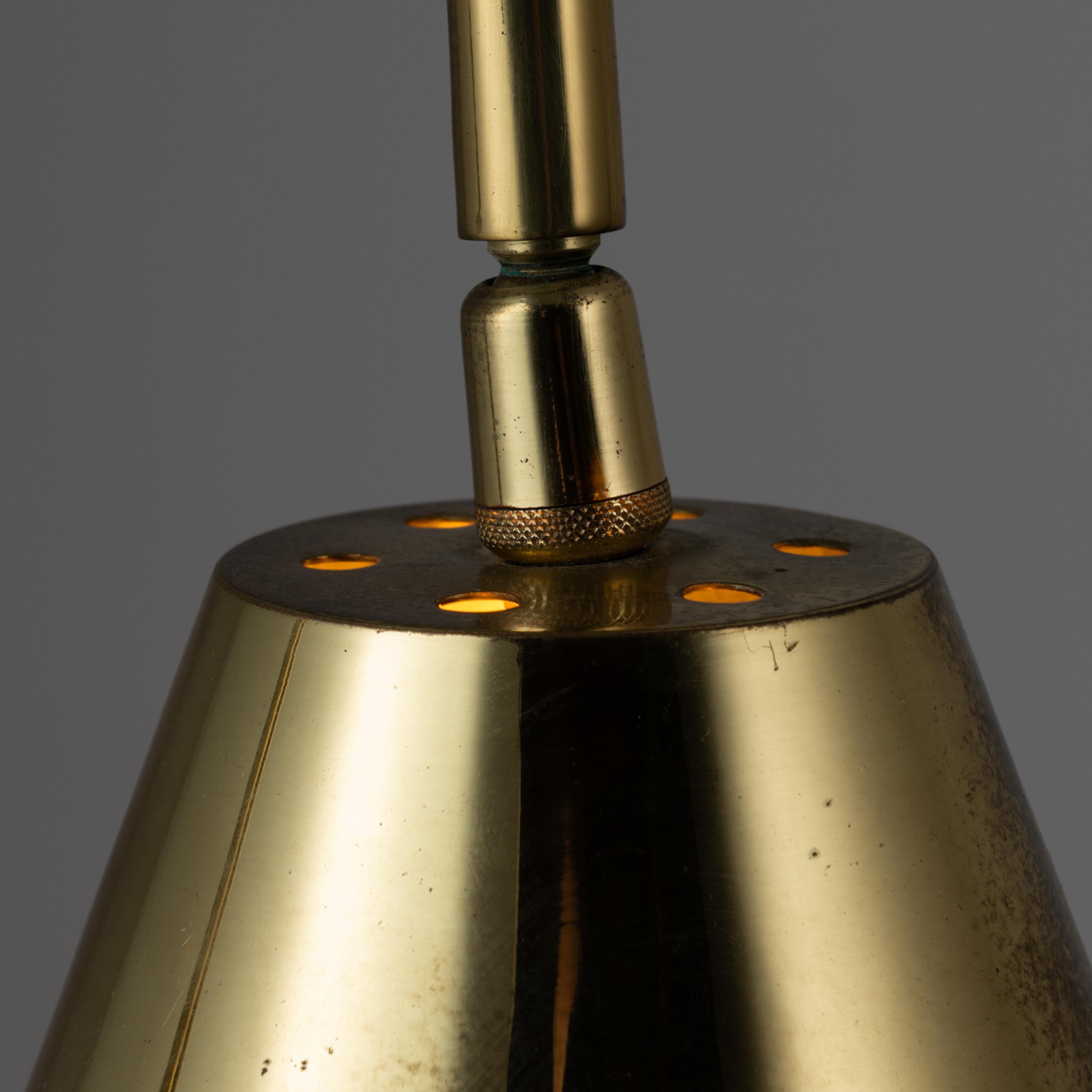 Spanish Rare Brass Floor Lamp by Valenti