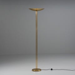 Rare Brass Floor Lamp, J.T Kalmar, 1970/1980s