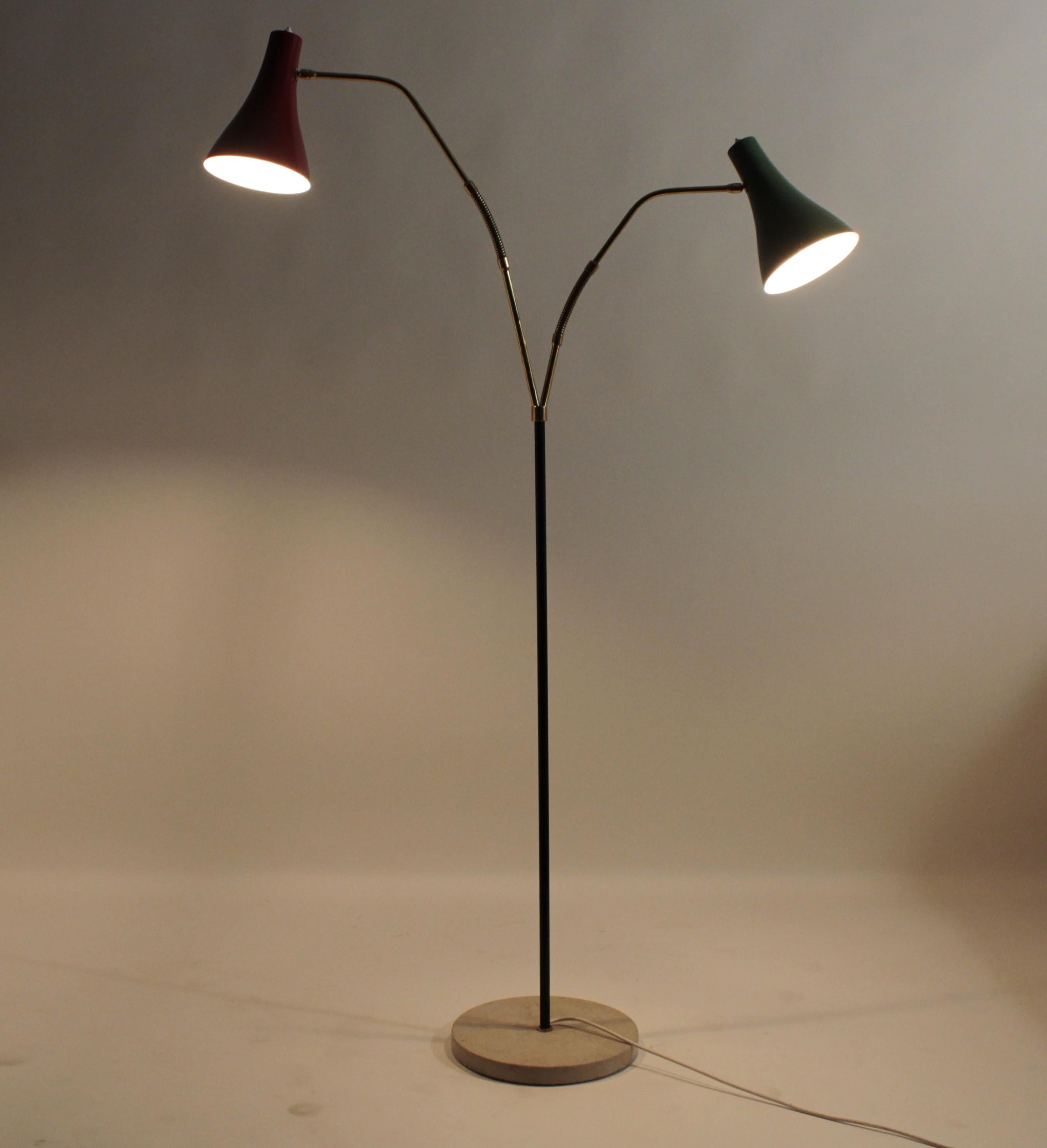 By  Lumen Milan,  Italian  Mid- Century   Floor  Lamp 5