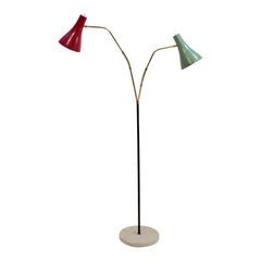 By  Lumen Milan,  Italian  Mid- Century   Floor  Lamp