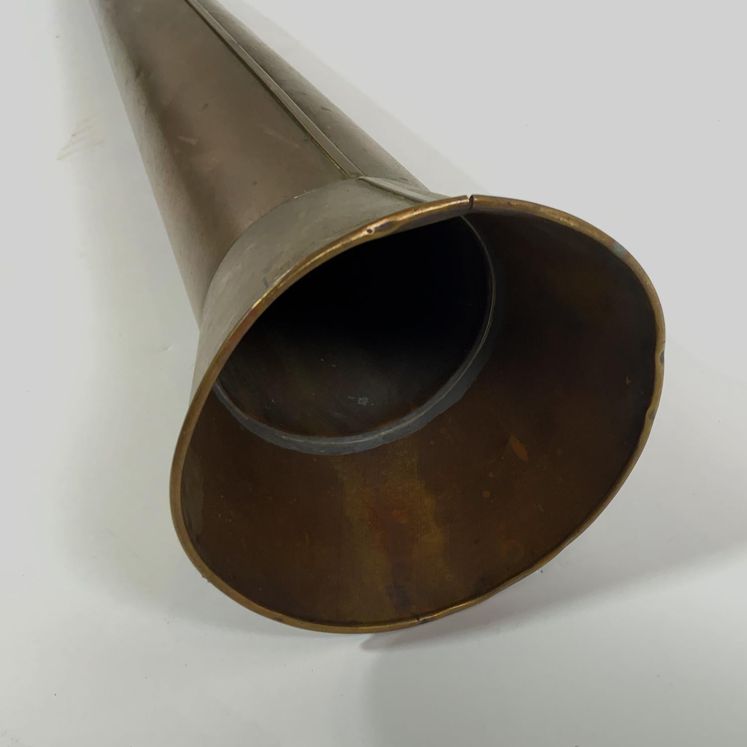 Rare Brass Maritime Signal Horn In Good Condition For Sale In Norwell, MA