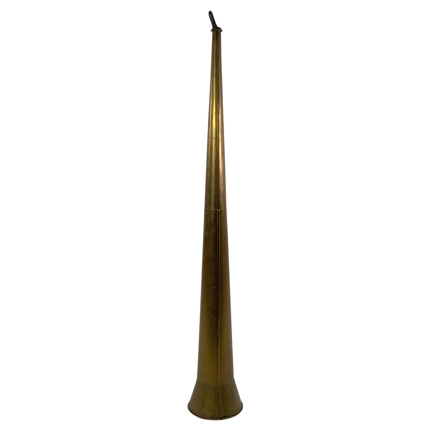 Rare Brass Maritime Signal Horn For Sale
