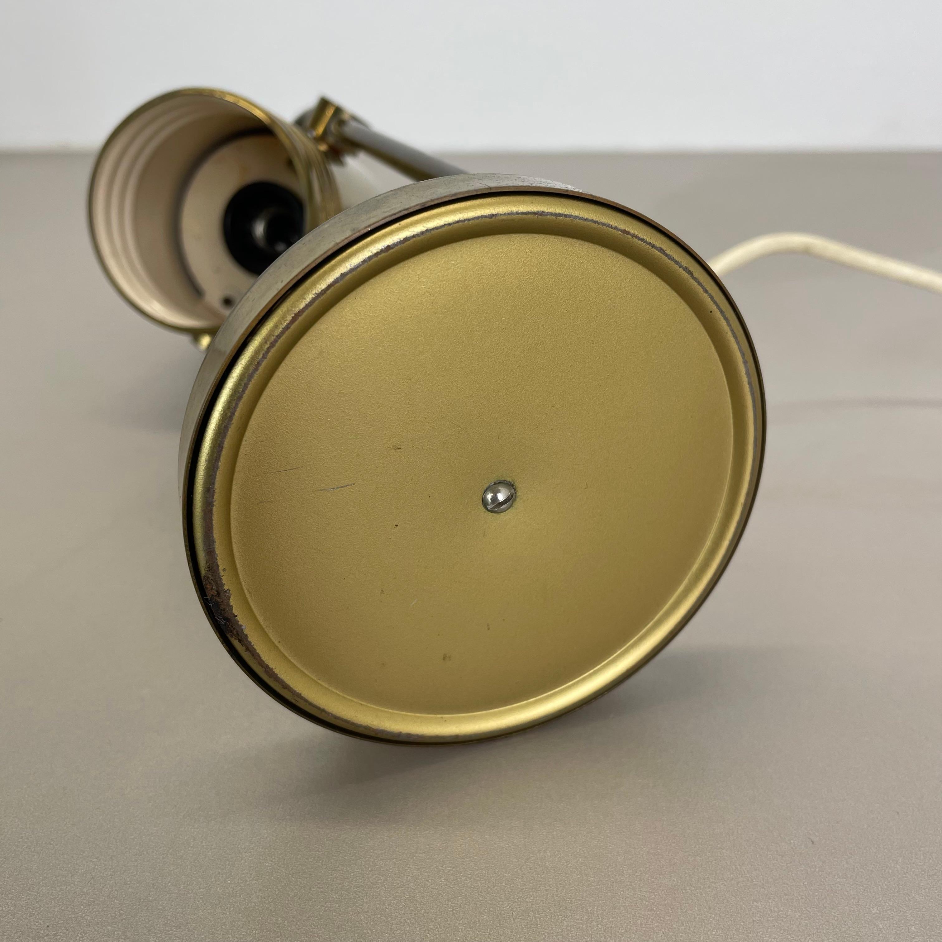 rare brass Metal Table Light by Rolf Krüger for Heinz Neuhaus Leuchten, 1970s For Sale 10