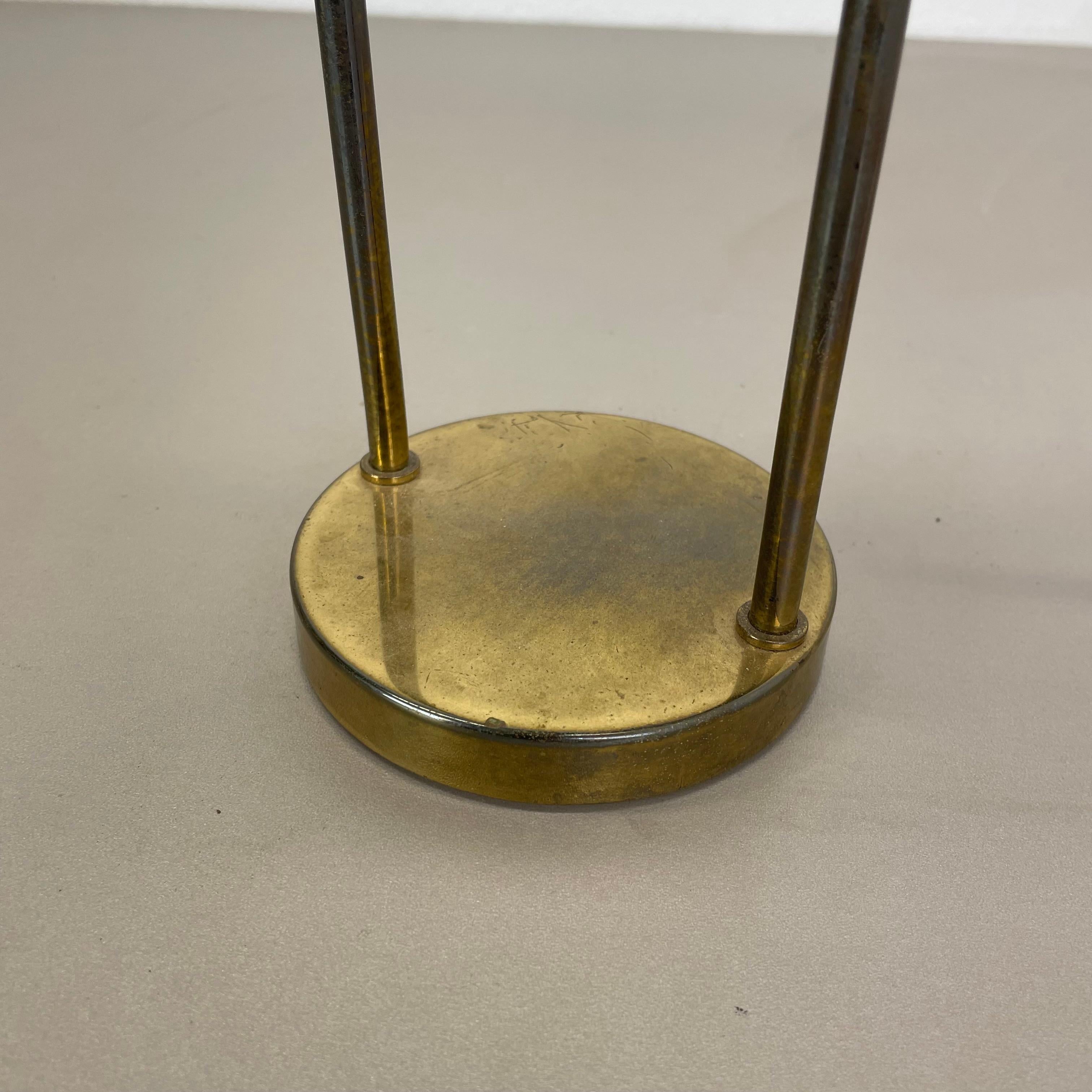 rare brass Metal Table Light by Rolf Krüger for Heinz Neuhaus Leuchten, 1970s For Sale 3