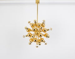 Rare Brass Space Age Sputnik Chandelier by Cosack, Germany, 1970s