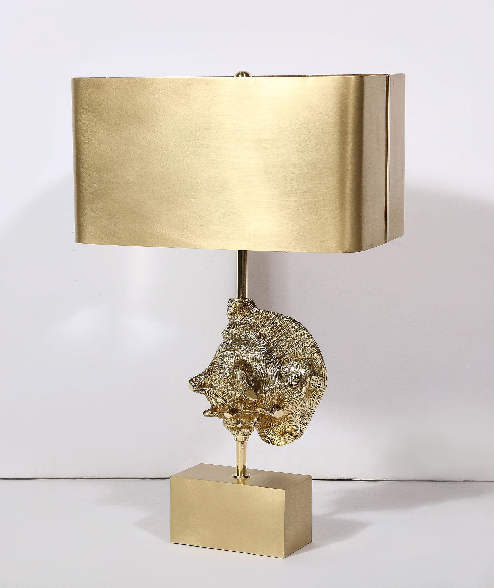 The brass lamp, titled 