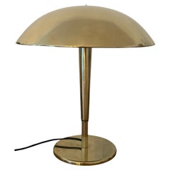 Vintage Rare Brass Table Lamp Mod. 5061 by Paavo Tynell for Taito, Finland, ca. 1940s