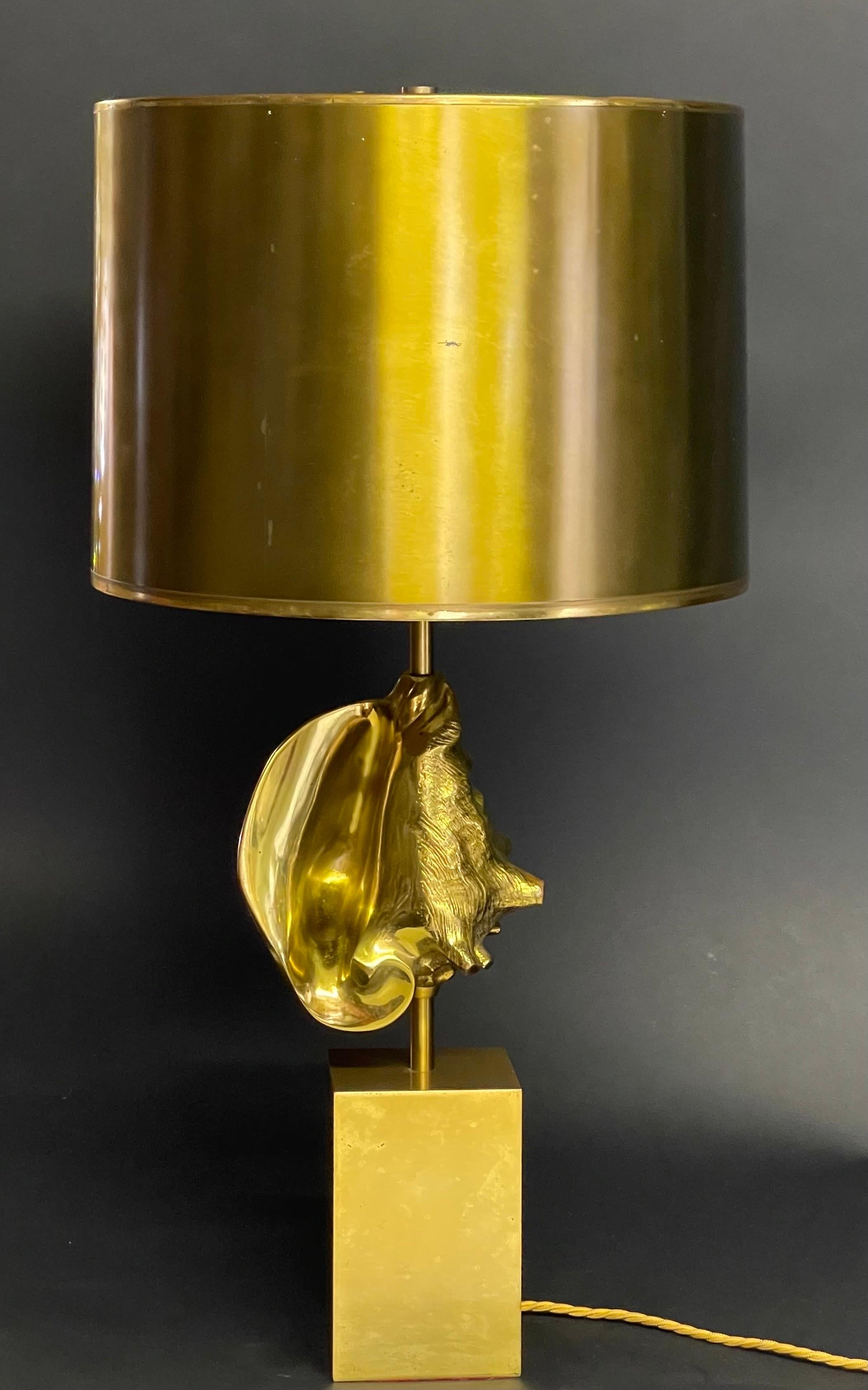 Rare Brass Table Lamp 