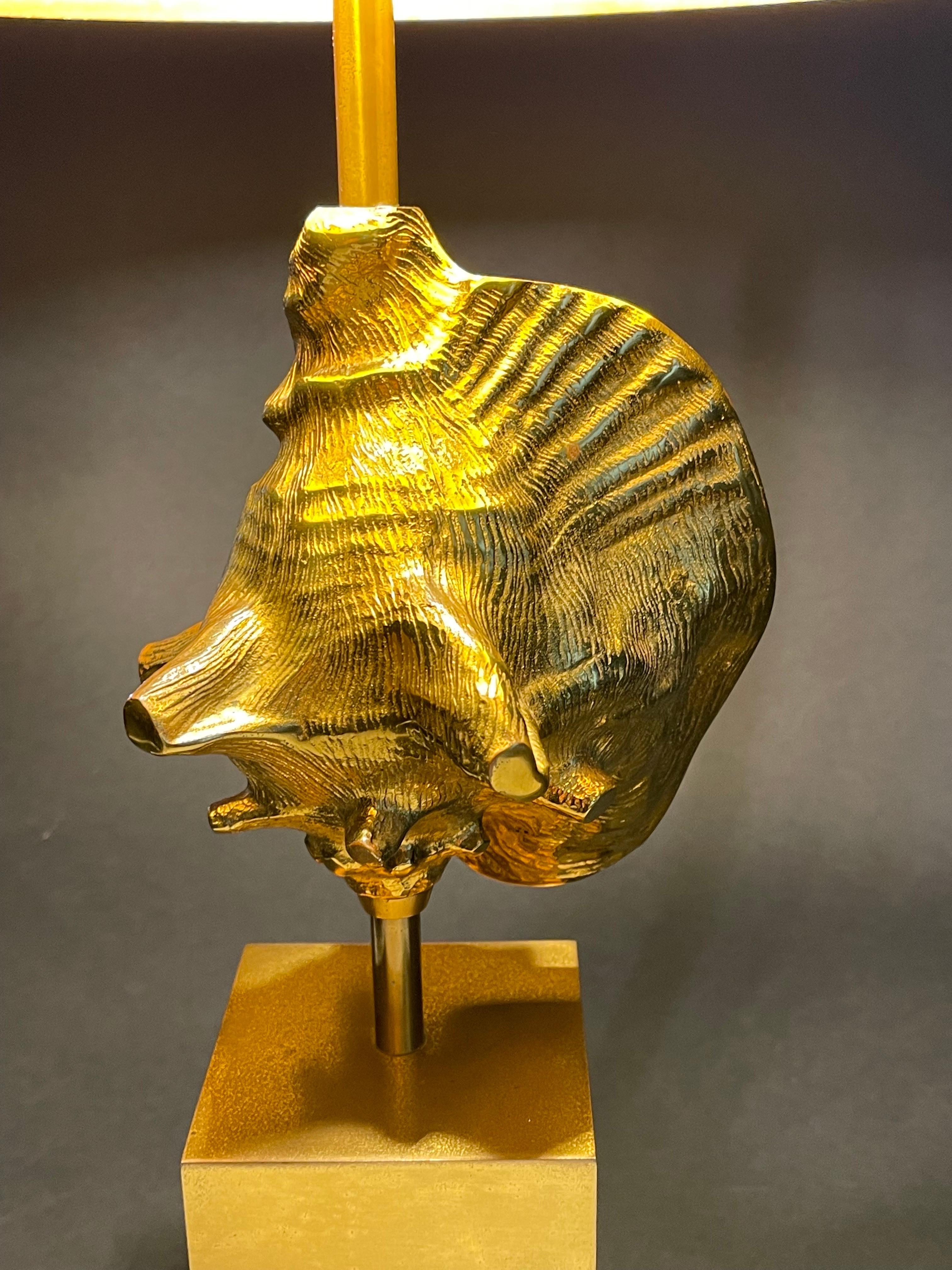 Bronze Rare Brass Table Lamp 