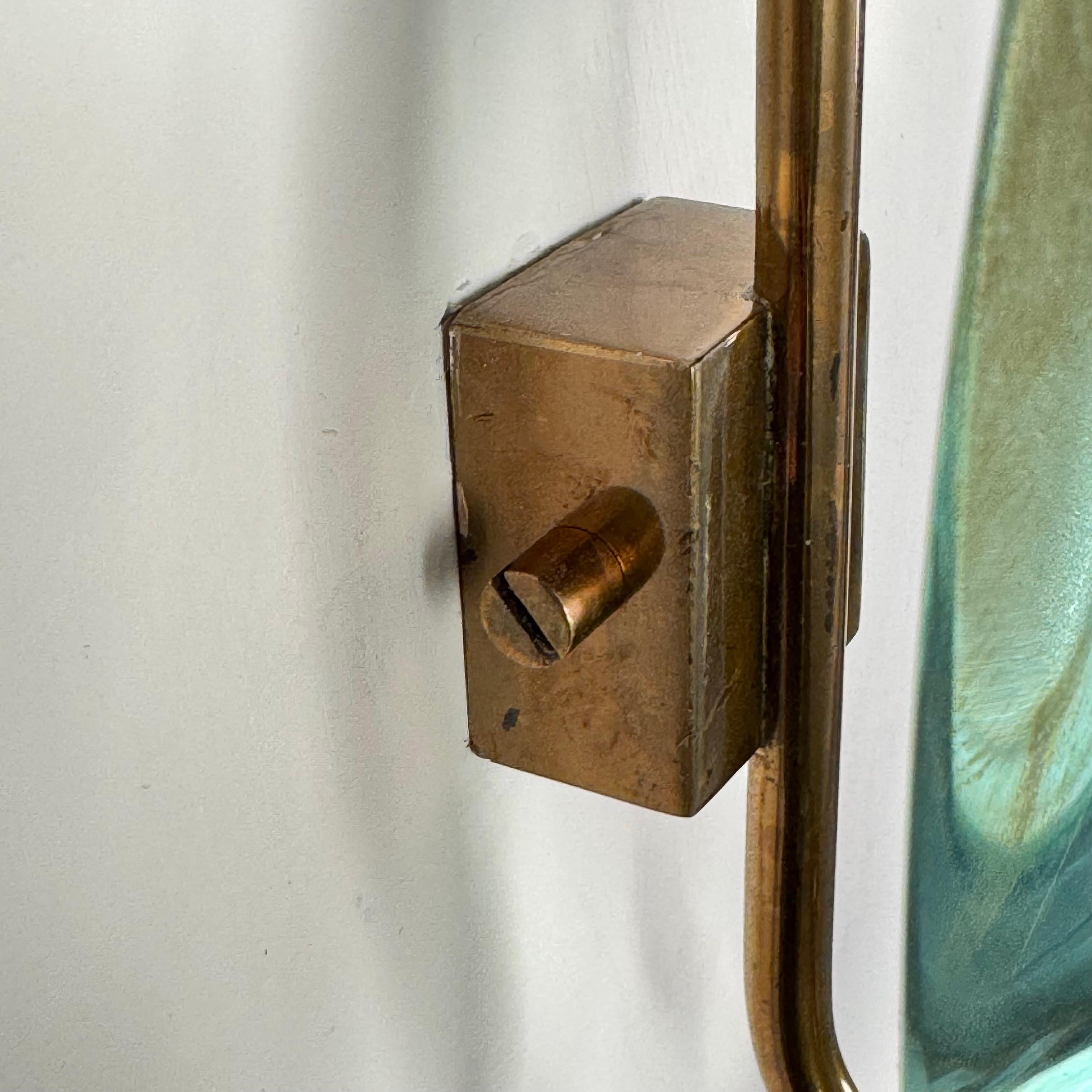 Rara versión de latón Modelo 2093 Apliques de Max Ingrand para Fontana Arte, años 60 en venta 5