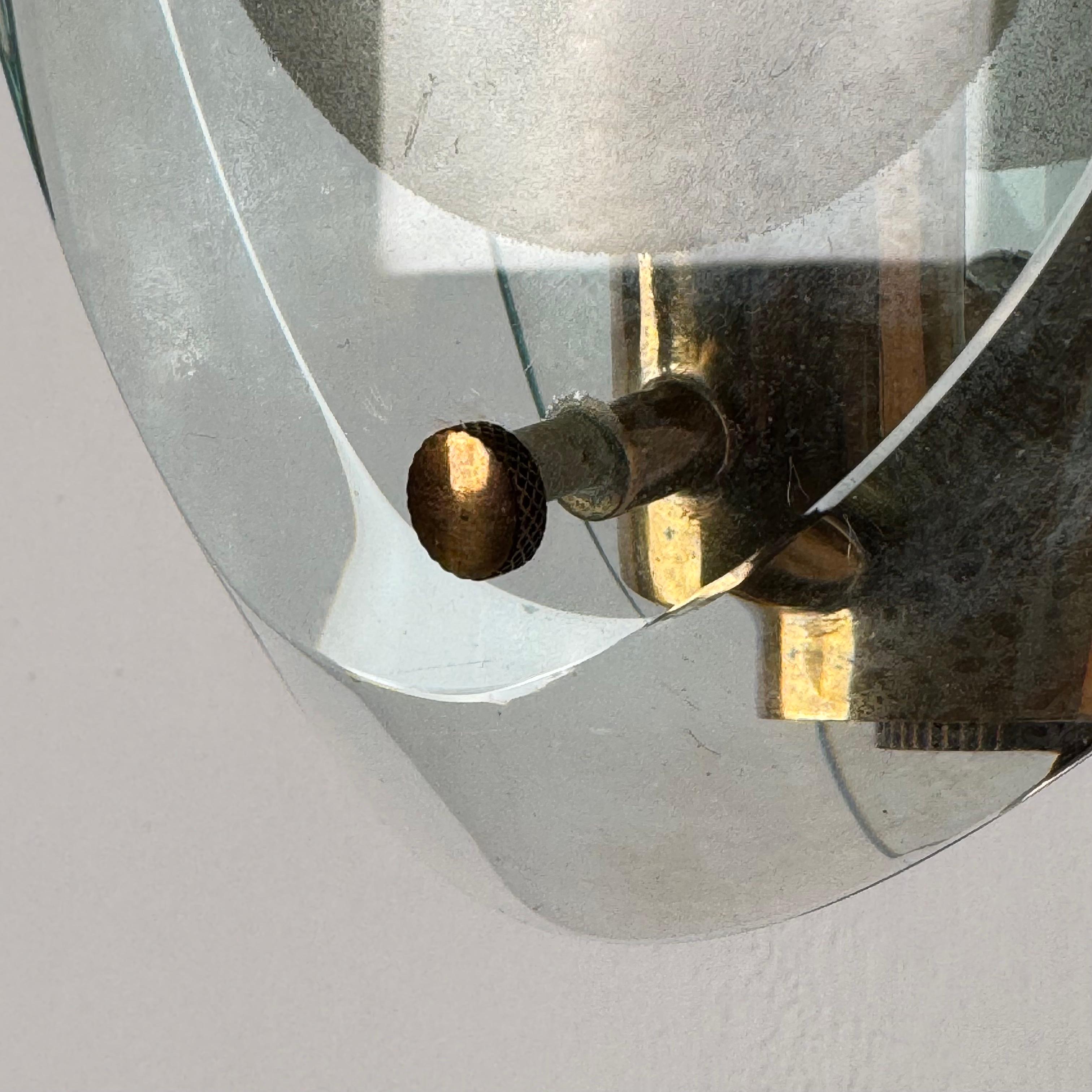 Rara versión de latón Modelo 2093 Apliques de Max Ingrand para Fontana Arte, años 60 en venta 9