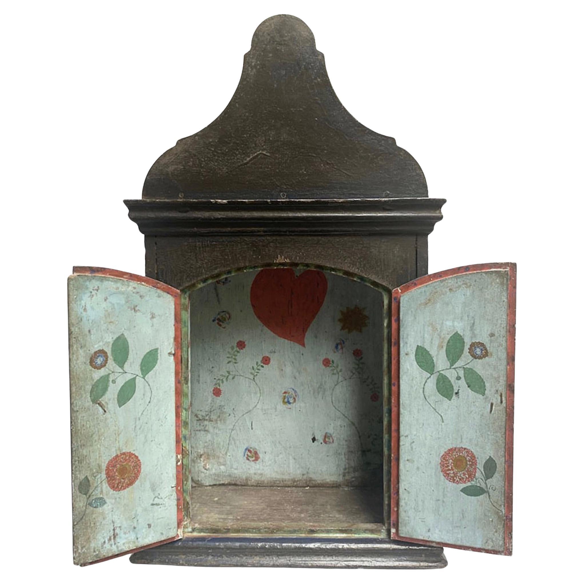 Rare Brazilian Colonial 18th Century Shrine