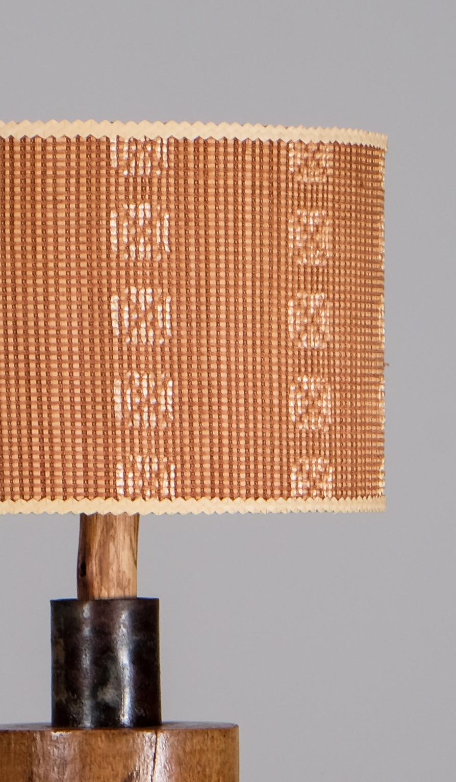 Rare floor lamp / table lamp produced in Brazil during the 1960s.