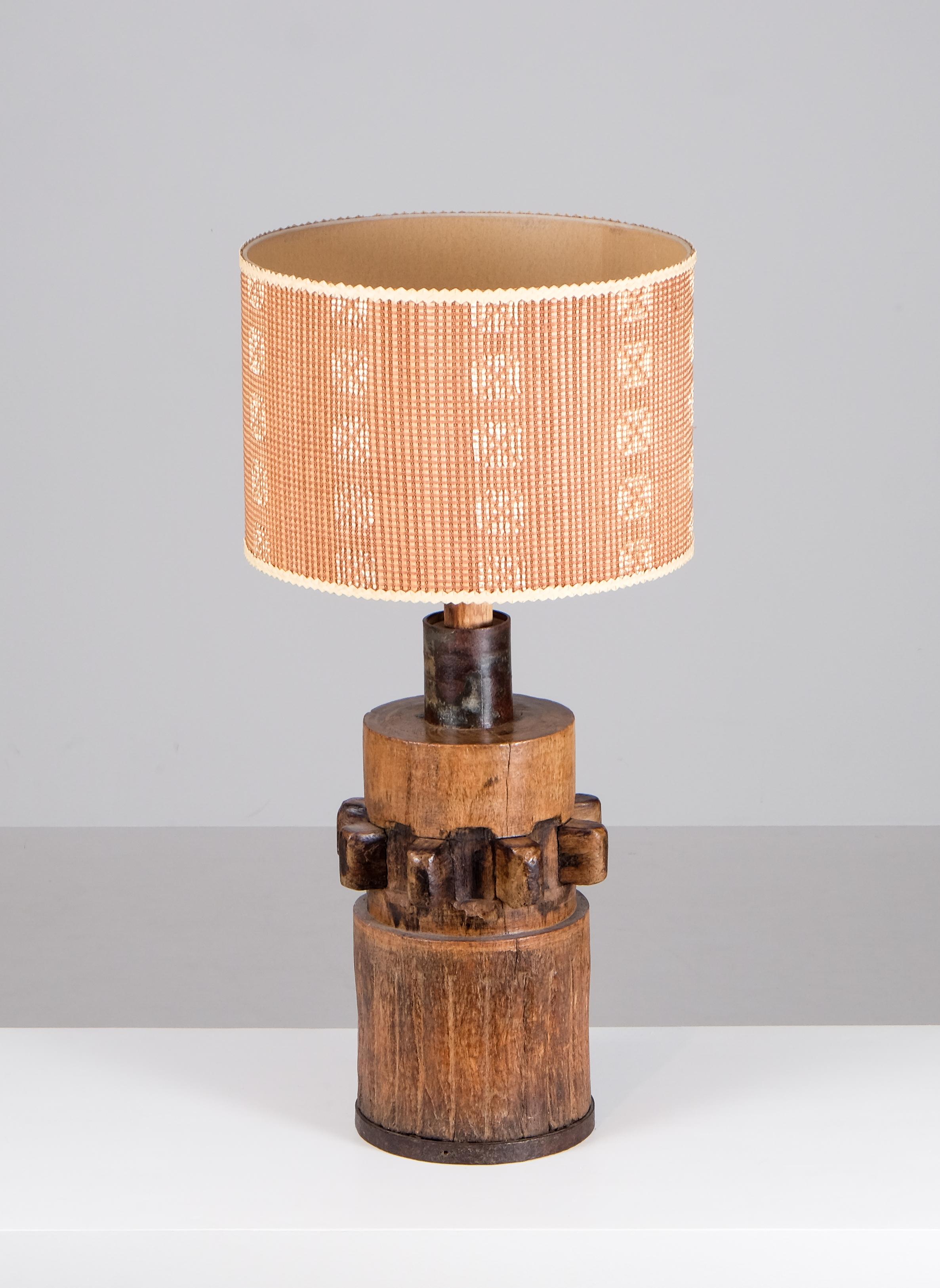 Metal Rare Brazilian Floor Lamp, 1960s For Sale