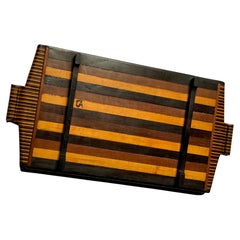 Rare Brazilian Mid-Century Modern Wooden Tray
