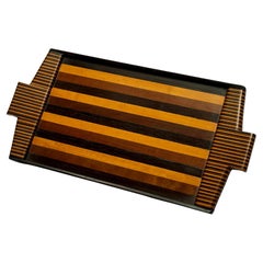 Rare Brazilian Mid-Century Modern Wooden Tray