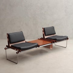 Raro pezzo di design moderno brasiliano - Panca modulare MP-123 di Percival Lafer, 1973