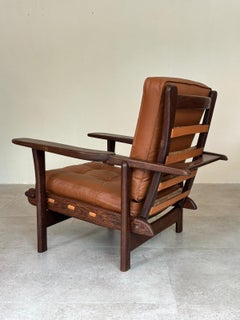 Rare Brazilian Reclining Armchair, Attributed to Jean Gillon, 1970s