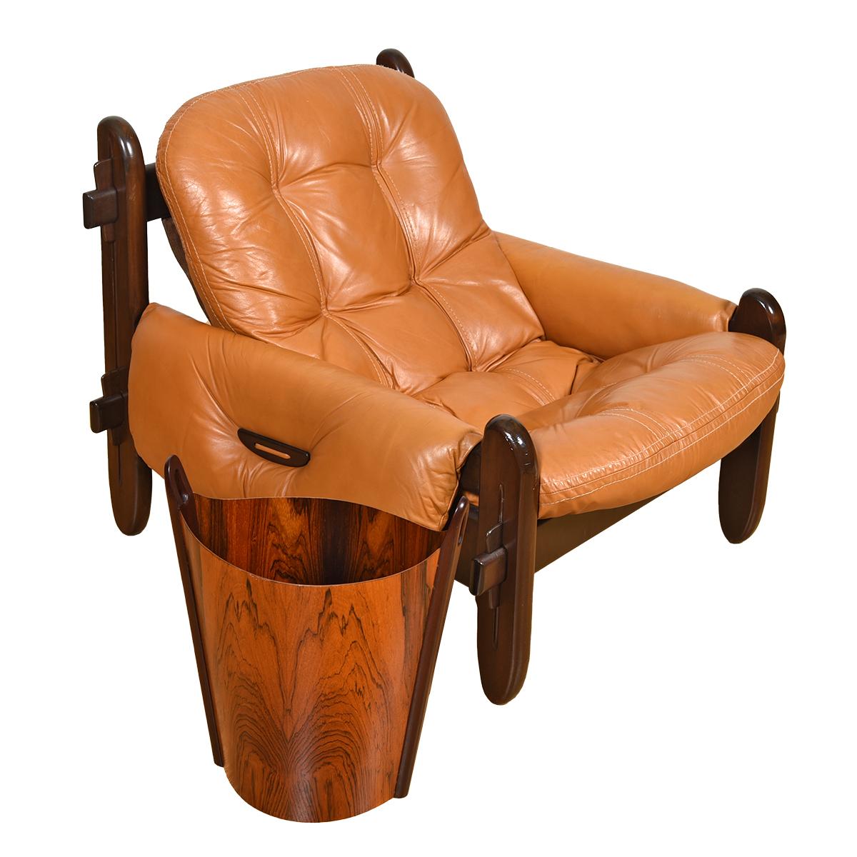 20th Century Rare Brazilian Sofa & Lounge Chairs Set by Jean Gillon For Sale