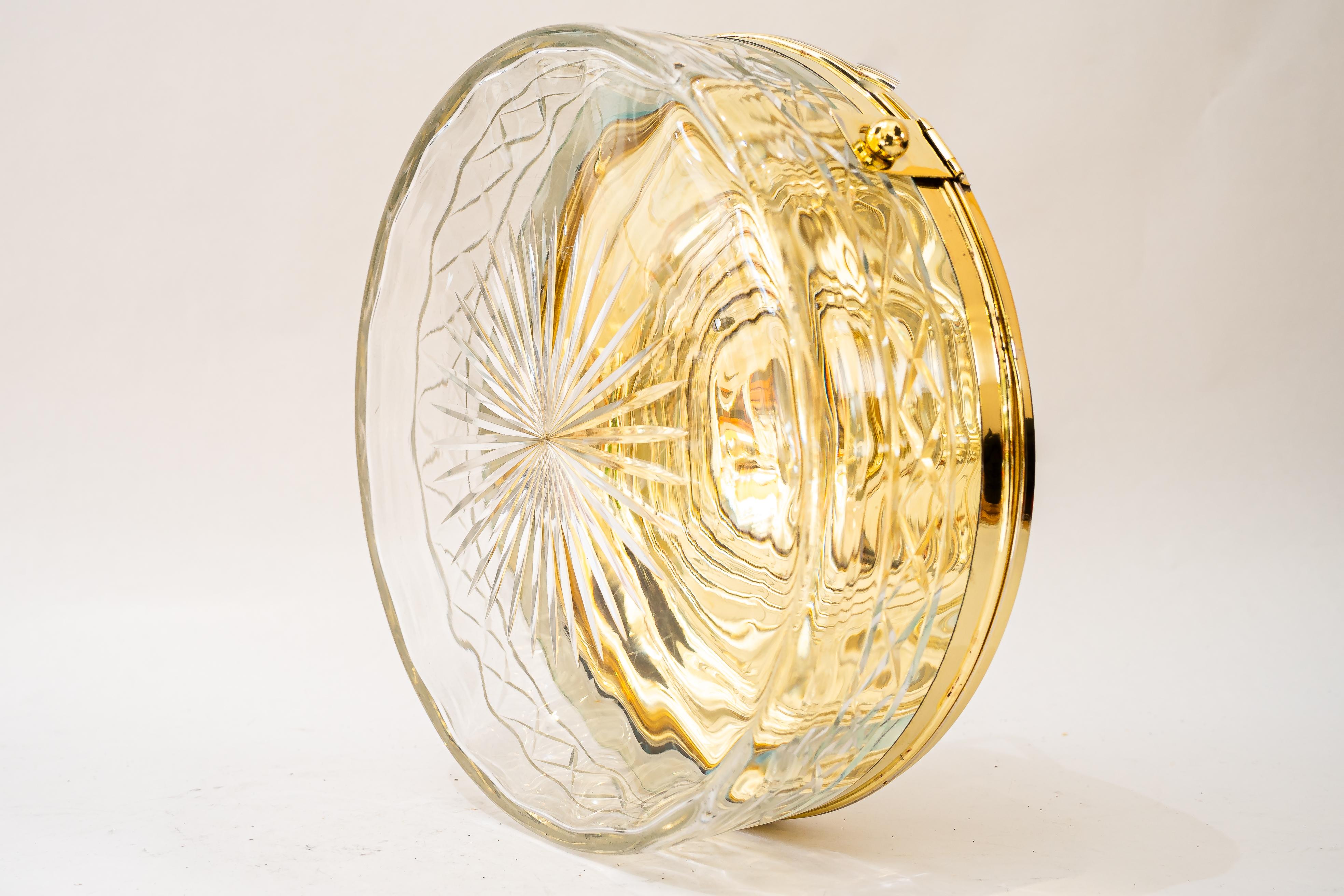 Rara Panera con cristal tallado Viena Alrededor, años 20 en venta 6