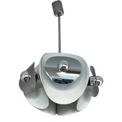 Seltene Brevettato-Hängelampe, Italien 1970er Jahre