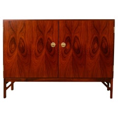 Rare Børge Mogensen Hardwood China Cabinet Model 232