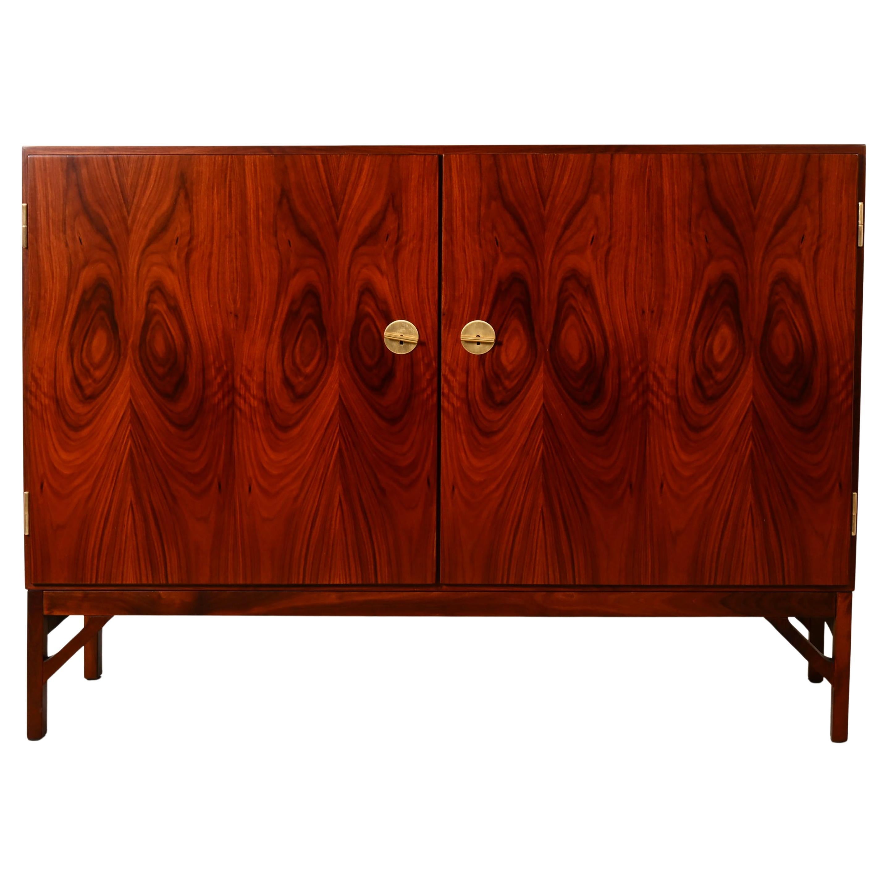 Rare Børge Mogensen Hardwood China Cabinet Model 232 For Sale