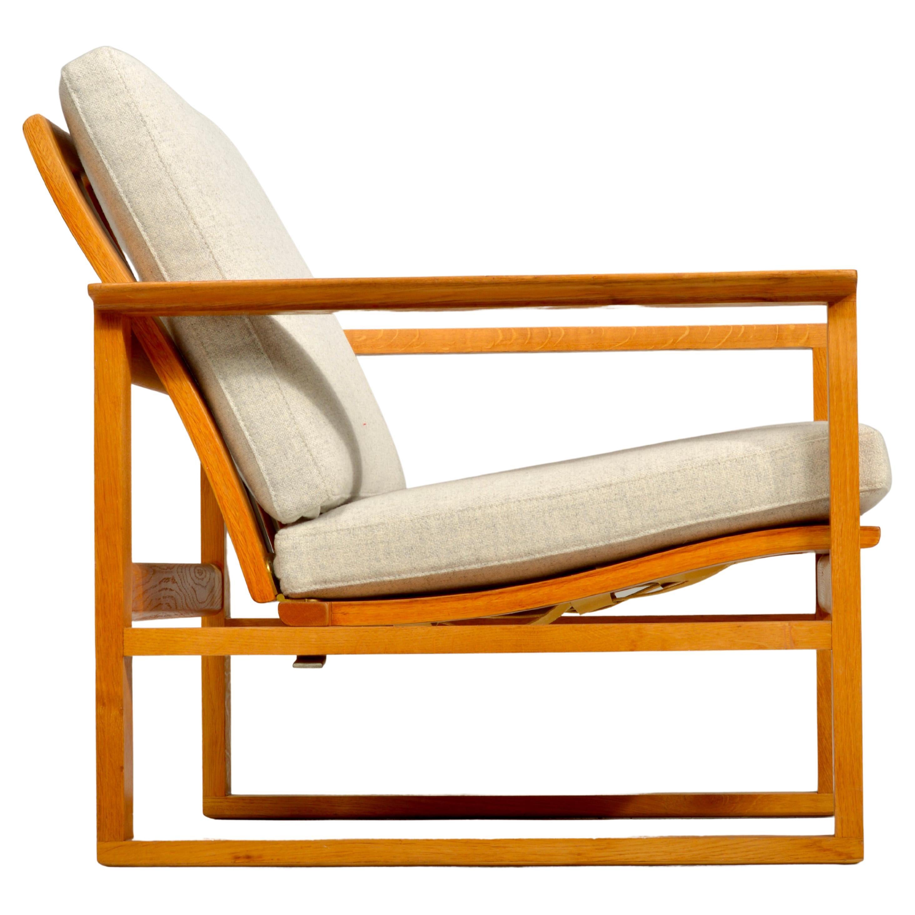 Rare Børge Mogensen "Slædestolen" Easy Chairs, 1960