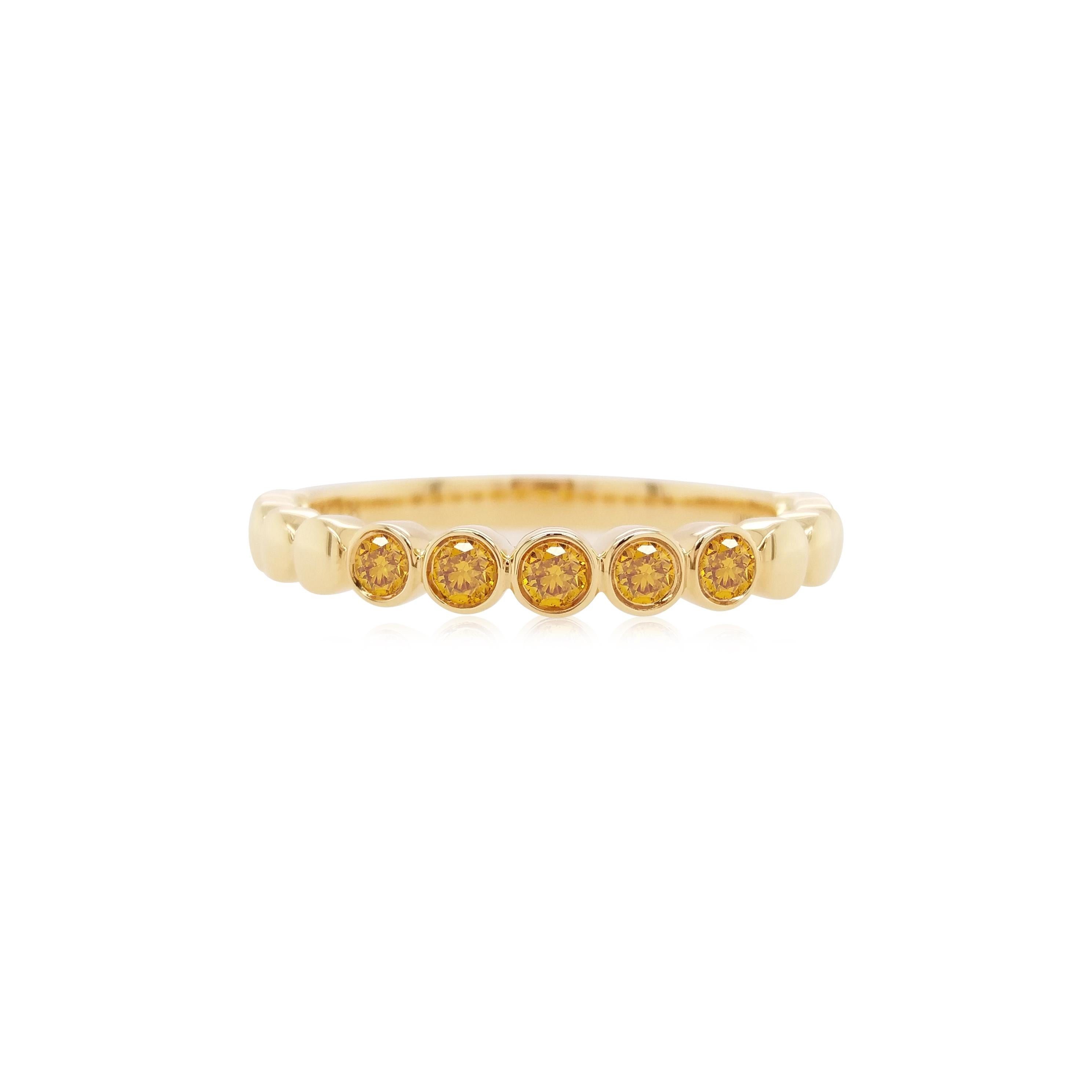 18K Gold ring made with rare and natural yellow diamonds with beautiful luster and fire, a special ring for your loved one.

Yellow Diamonds- 0.18 cts

HYT Jewelry is a privately owned company headquartered in Hong Kong, with branches in Tokyo, New