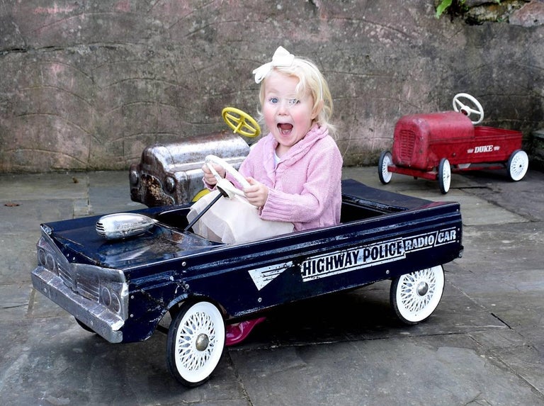 Mid-Century Modern Rare British Made Child's Pedal Car by Tri-Ang, circa 1960