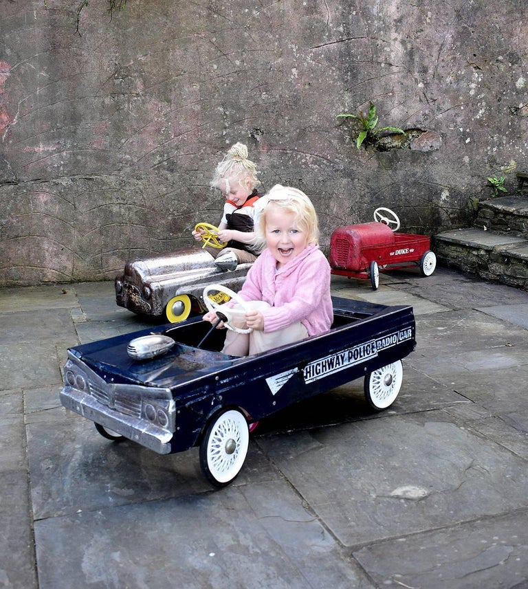 Rare British Made Child's Pedal Car by Tri-Ang, circa 1960 In Fair Condition In Devon, England