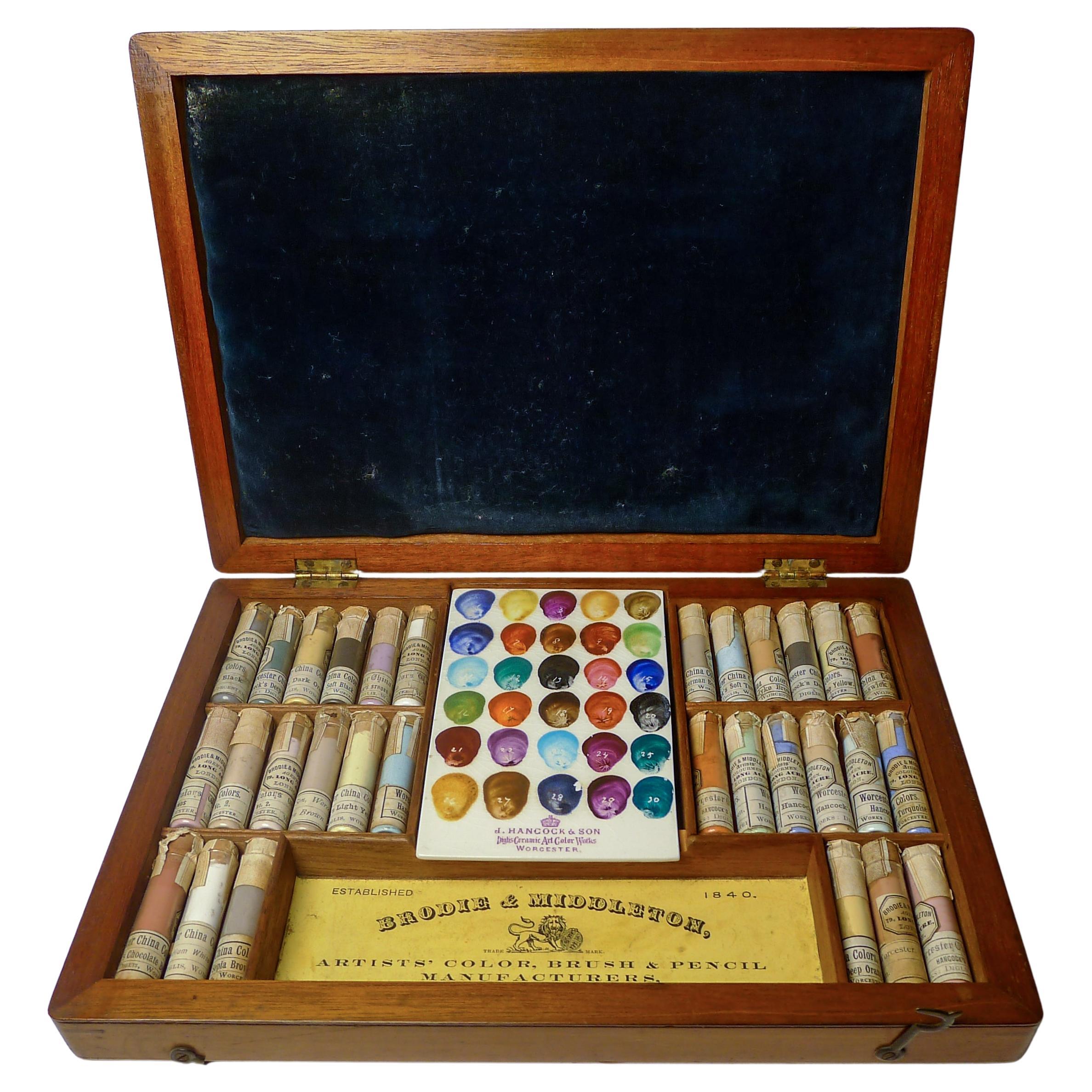Rare Brodie & Middleton Compendium of Artists’ Colors For Sale